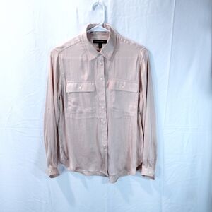 Banana Republic Light Pink Long Sleeve Shirt